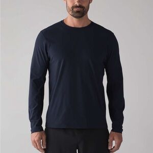 Lululemon Twill Chill Long Sleeve Nautical Navy Men’s Large M3AF2S